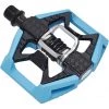 Crankbrothers Pédales VTT Double Shot 2 Pédales, Bleu/noir