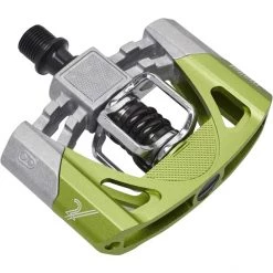 Crankbrothers Pédales VTT Mallet 2 Pédales, Vert/argent