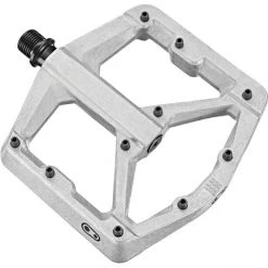 Crankbrothers Pédales VTT Stamp 2 Pédales Plates L, Argent