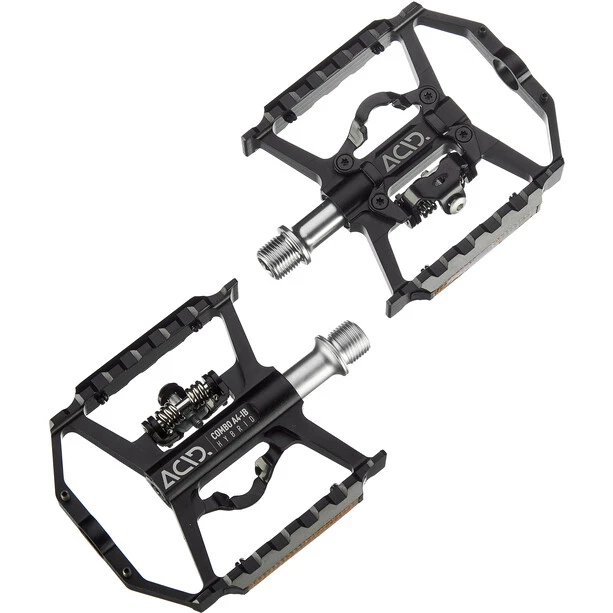 Cube-acid Pédales Trekking & Ville Combo A4-IB Hybrid Pédales, Noir 2 Cube-acid Pédales Trekking & Ville Combo A4-IB Hybrid Pédales, Noir – Image 2