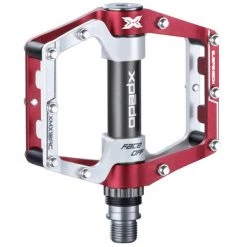 Xpedo Pédales BMX, Dirt & Freeride XMX18AC Pédales, Rouge/blanc