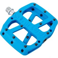 E-thirteen Pédales BMX, Dirt & Freeride Base Pédales Plates 22 Vis, Bleu