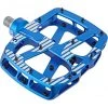 E-thirteen Pédales BMX, Dirt & Freeride Plus Pédales Plates 22 Vis, Bleu