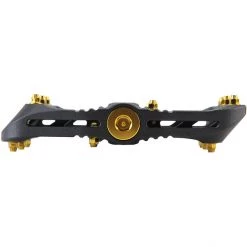 Funn Pédales BMX, Dirt & Freeride Black Magic Pédales Plates, Or -Pédales Soldes funn black magic flat pedals gold 4