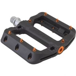 Funn Pédales BMX, Dirt & Freeride Black Magic Pédales Plates, Orange