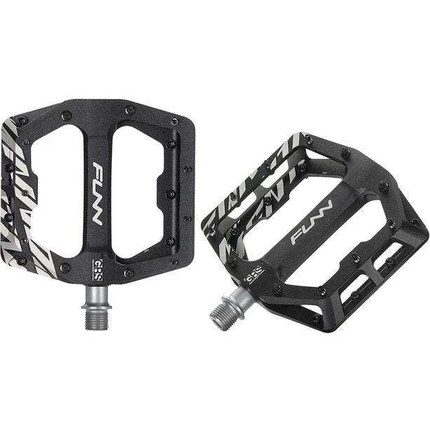 Pédales BMX, Dirt & Freeride Funndamental GRS Pédales Plates, Noir 1 Pédales BMX, Dirt & Freeride Funndamental GRS Pédales Plates, Noir