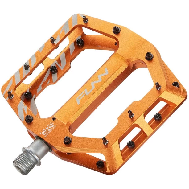 Pédales VTT Funndamental GRS Pédales Plates, Orange 1 Pédales VTT Funndamental GRS Pédales Plates, Orange