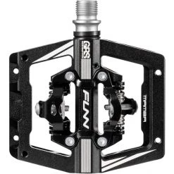 Funn Pédales VTT Mamba SPD Pédales Automatiques Double Face, Noir