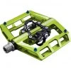 Funn Pédales VTT Mamba SS Pédales Avec One-Side Clip/One-Side Flat, Vert