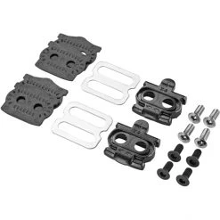 Ht Accessoires Pédales X2 Kit Cale 4,5° Float, Noir