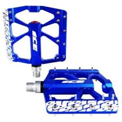 Ice Pédales BMX, Dirt & Freeride Fast CNC Pédales, Bleu