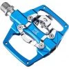 Kcnc Pédales VTT AM Trap Pédales Clipless Dual Side, Bleu