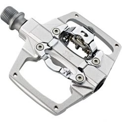 Kcnc Pédales VTT AM Trap Pédales Clipless Dual Side, Gris/argent