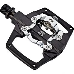 Kcnc Pédales VTT AM Trap-TI Pédales Clipless Dual Side, Noir