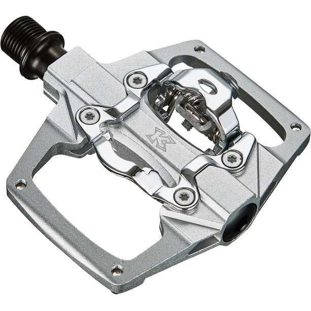 Kcnc Pédales VTT AM Trap-TI Pédales Clipless Dual Side, Argent 1 Kcnc Pédales VTT AM Trap-TI Pédales Clipless Dual Side, Argent