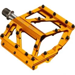 Kcnc Pédales BMX, Dirt & Freeride Pedia 2 Pédales Plates Slim Pour MTB/BMX, Or