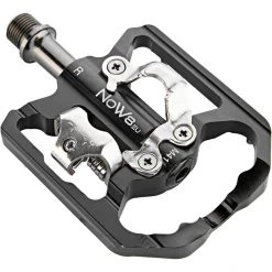 Now8 Pédales Trekking & Ville Ligilo M41 Pédales Combi Deux Côtés, Noir
