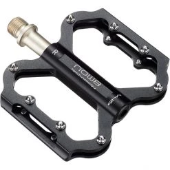 Now8 Pédales VTT M43 Pédales Plates 8 Picots, Noir