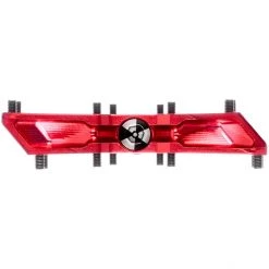Nukeproof Pédales VTT Horizon Pro Pédales Plates De Descente, Rouge/argent -Pédales Soldes nukeproof horizon pro downhill flat pedals red 5