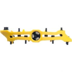 Nukeproof Pédales VTT Neutron EVO Pédales Plates, Jaune -Pédales Soldes nukeproof neutron evo flat pedals yellow 4