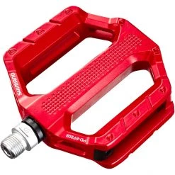Shimano Pédales Trekking & Ville PD-EF202 Pédales Plates, Rouge