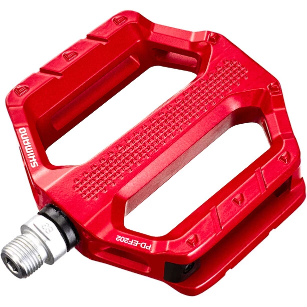 Shimano Pédales Trekking & Ville PD-EF202 Pédales Plates, Rouge 1 Shimano Pédales Trekking & Ville PD-EF202 Pédales Plates, Rouge