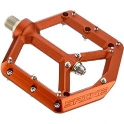 Spank Pédales BMX, Dirt & Freeride Spike Reboot Pédales Plates, Orange