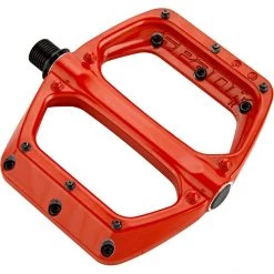 Spank Pédales BMX, Dirt & Freeride Spoon DC Pédales Plates, Rouge