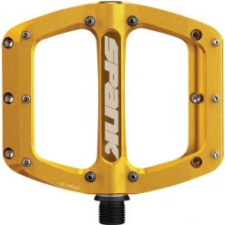 Spank Pédales BMX, Dirt & Freeride Spoon Reboot Pédales Plates, Or