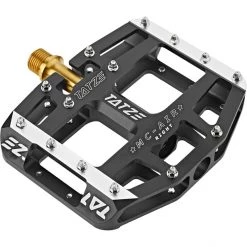 Tatze Pédales VTT MTB MC-AIR Pédales Plates Titane, Noir