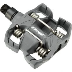 Time Pédales VTT ATAC MX 2 Pédales Enduro Avec Cales ATAC Easy, Gris