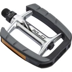 Xlc Pédales Trekking & Ville PD-C08 Pédales, Argent/noir