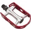 Xlc Pédales VTT Ultralight V PD-M15 Pédales MTB/ATB, Argent/rouge